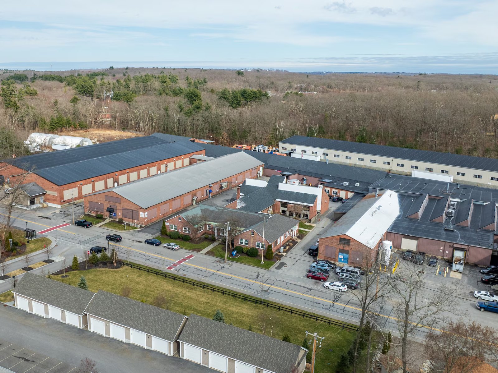 Aerial view of GW Foundry at 50 Howe Avenue, Millbury, Massachusetts
